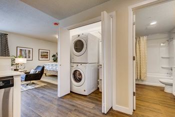 Full-Size Washer & Dryer Included